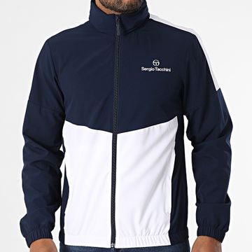 Sergio Tacchini - Giardino 41009 Azul Marino Blanco Chaqueta con cremallera y capucha