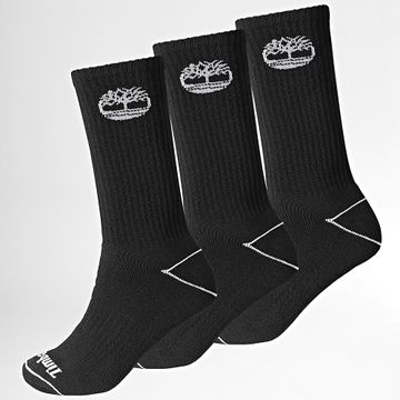 Timberland - Calcetines Bajos Acolchados 3 Pares Negro