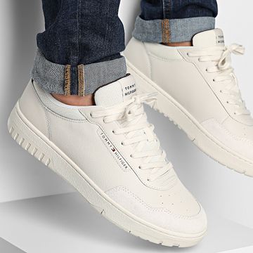 Tommy Hilfiger - Core Leather Mix 5467 Zapatillas Alabaster