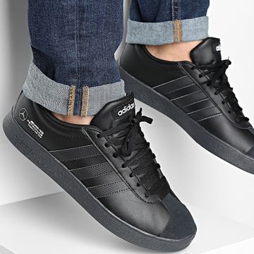 Adidas Performance - Baskets VL Court Mer JR1067 Core Black Carbon Footwear White