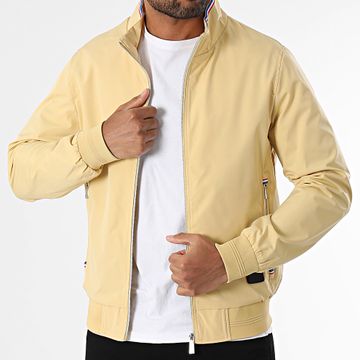 Kymaxx - Chaqueta con cremallera amarillo claro