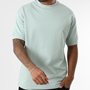 KZR - Camiseta oversize verde turquesa
