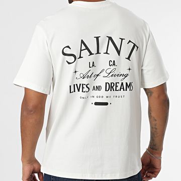 KZR - Camiseta blanca oversize