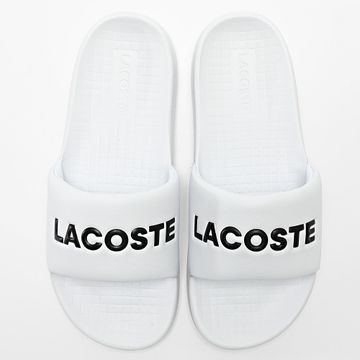 Lacoste - Zapatillas Serve Slide Logo White Lettering