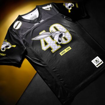 Looney Tunes - Bugs Bunny 40 American Football Jersey Negro