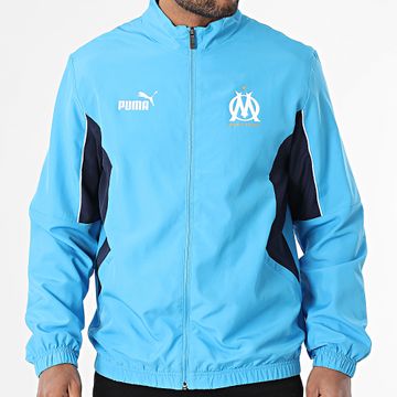 Puma - Archivo OM 779246 Azul claro Azul marino Blanco Chaqueta con cremallera