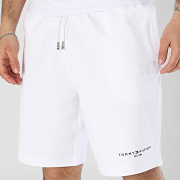 Tommy Hilfiger - Tommy Logo 8698 Small Jogging Shorts Blanco