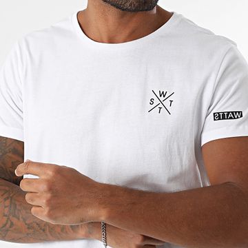 Watts - Camiseta oversize 1WATTS01 Blanca