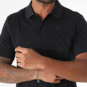 Sergio Tacchini - Polo de manga corta Deriva 41014 Negro