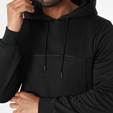 Sergio Tacchini - Deriva 41016 Sudadera con capucha Negra