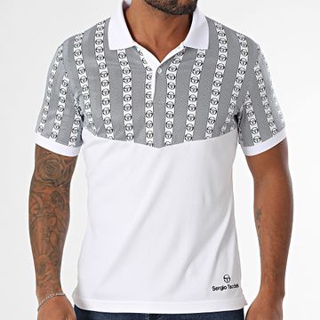 Sergio Tacchini - Polo de manga corta Morgana 41042 Blanco Negro