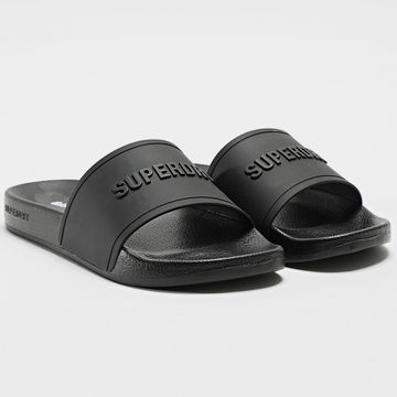Superdry - Tobogán de piscina con logotipo MF310271A Negro