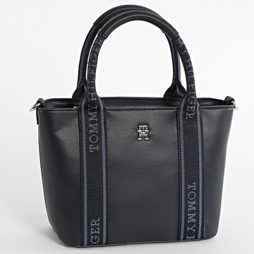 Tommy Hilfiger - Bolso Mujer Logotape Mini Tote 7201 Azul Marino