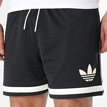 Adidas Originals - Pantalones cortos de jogging de punto de urdimbre JD5198 Negro