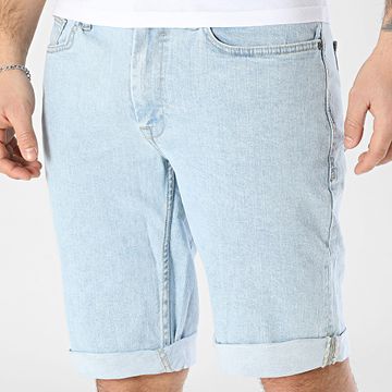 Blend - Pantalón corto vaquero 20717723 Lavado azul