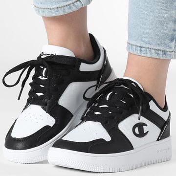 Champion - Rebound 2.0 Low Blanco Negro Zapatillas Mujer