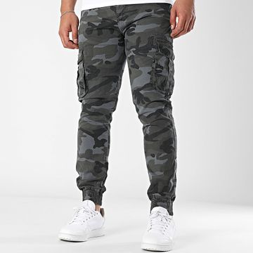 MTX - 973 Pantalones Cargo Camuflaje Gris Carbón