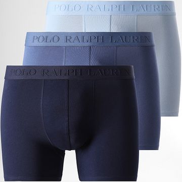 Polo Ralph Lauren - Lote de 3 bóxers 714966105001 Azul marino Azul claro