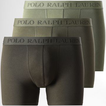 Polo Ralph Lauren - Lote de 3 calzoncillos bóxer verde caqui