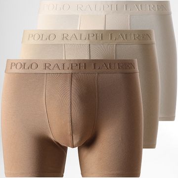 Polo Ralph Lauren - Lote de 3 Boxers 714966105003 Beige Oscuro Beige Claro