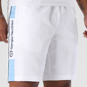 Sergio Tacchini - Pantalón Corto Vebita 024 40815 Blanco Azul Claro