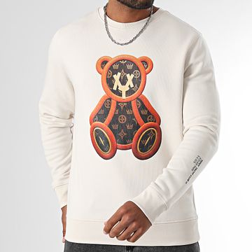 Teddy Yacht Club - Sudadera Crewneck Premium Lthr Beige
