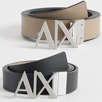 Armani Exchange - Cinturón Reversible 951017 CC505 Negro Beige