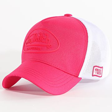 Von Dutch - Fluo Pink Fluo White Trucker Cap