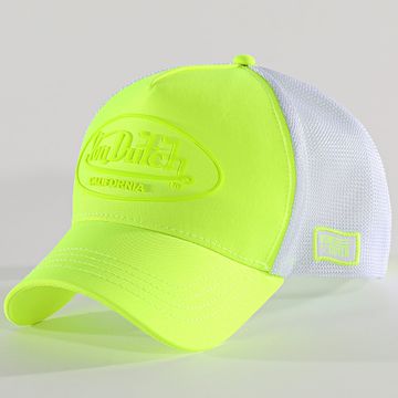 Von Dutch - Fluo Trucker Cap Amarillo Fluo Blanco