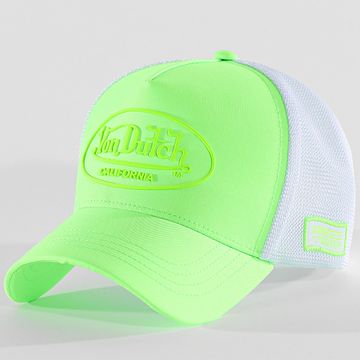 Von Dutch - Fluo Green Fluo White Trucker Cap