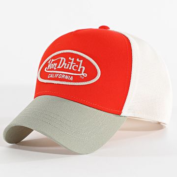 Von Dutch - Gorra Trucker Poly 01 Rojo Beige Verde