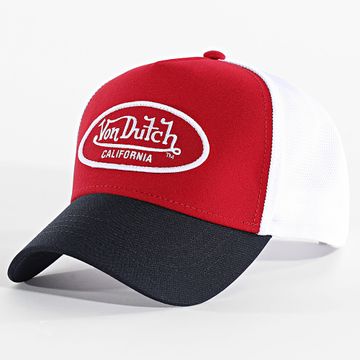 Von Dutch - Gorra Trucker Poly 04 Rojo Blanco Azul Marino