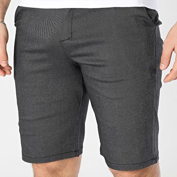 Frilivin - Pantalones cortos chinos slim 437 Negro