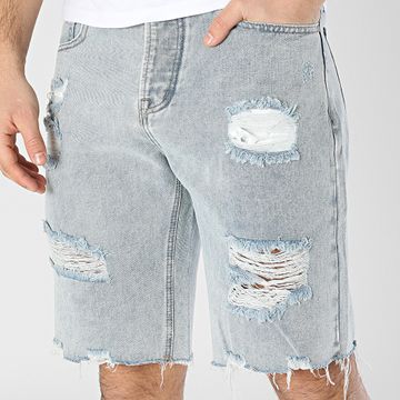 Frilivin - 425 Pantalones cortos vaqueros lavados azules