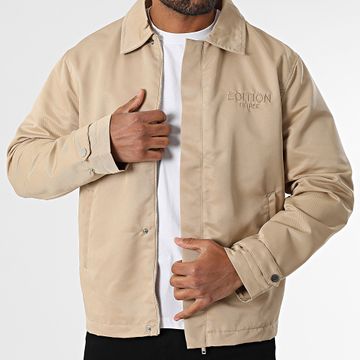 Ikao - Chaqueta beige con cremallera