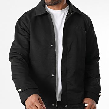 Ikao - Chaqueta negra con cremallera