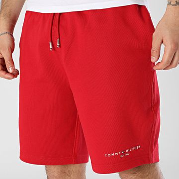Tommy Hilfiger - Tommy Logo Jogging Shorts Pequeño 8698 Rojo