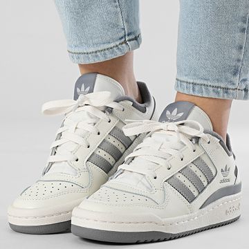 Adidas Originals - Forum Low CL Mujer Zapatillas JI0405 Cloud Blanco Gris Tres Gris Dos