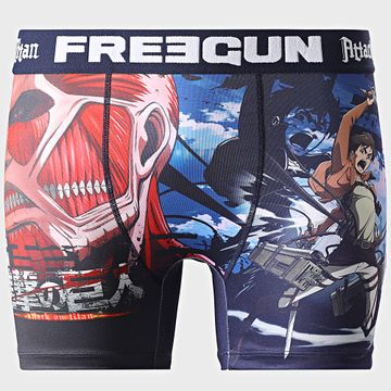 Freegun - Attack On Titan Boxer Azul Marino
