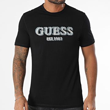 Guess - Slim Tee M5GI07-I3Z14 Negro