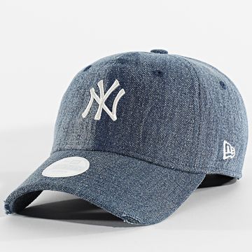 New Era - Gorra vaquera ácida para mujer 9Twenty NY 60595375 Blue Denim