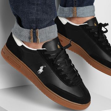 Polo Ralph Lauren - Baskets Bedford Black White