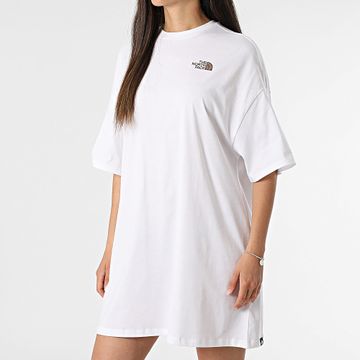 The North Face - Vestido Essential Tee Shirt de mujer A87NF Blanco