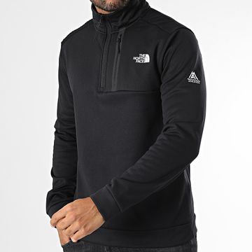 The North Face - Sudadera con cuello de cremallera A8BFM Negro