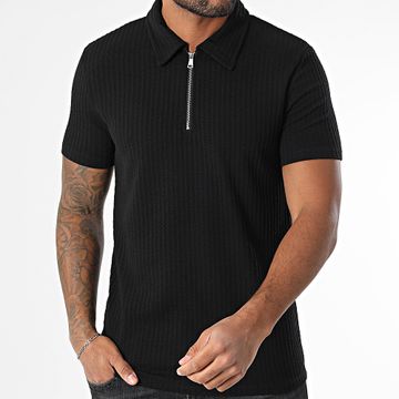 Uniplay - Polo Manga Corta Rayas 182 Negro