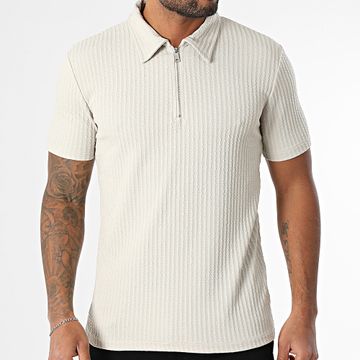 Uniplay - Polo Manga Corta Rayas 182 Beige