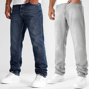 LBO - Lote de 2 vaqueros relaxed fit 2507 3171 Denim azul gris claro
