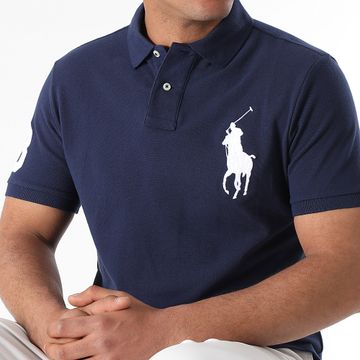 Polo Ralph Lauren - Polo Manga Corta Custom Slim Fit Big Original Player Azul Marino