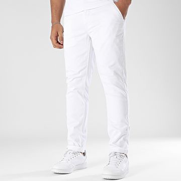 American People - Motor 111-01 Pantalón Chino Blanco