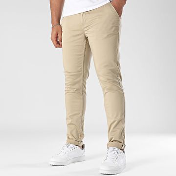American People - Pantalones chinos Motor 111-01 Beige oscuro